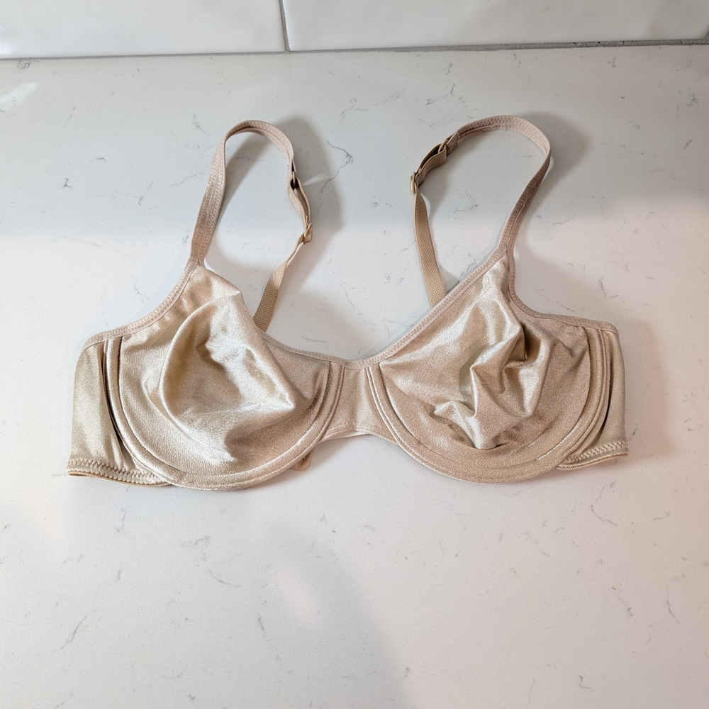 Cabernet Shimmering Cream Bra Size 34C